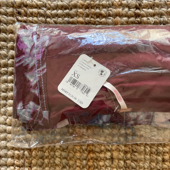 NEW Free People Sully Dress In Raisin Combo - Picture 7 of 12